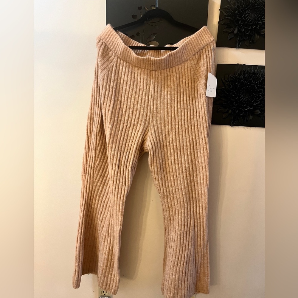 A New Day-Super soft and stretchy ribbed lounge pant.